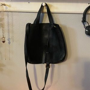UO black bucket bag